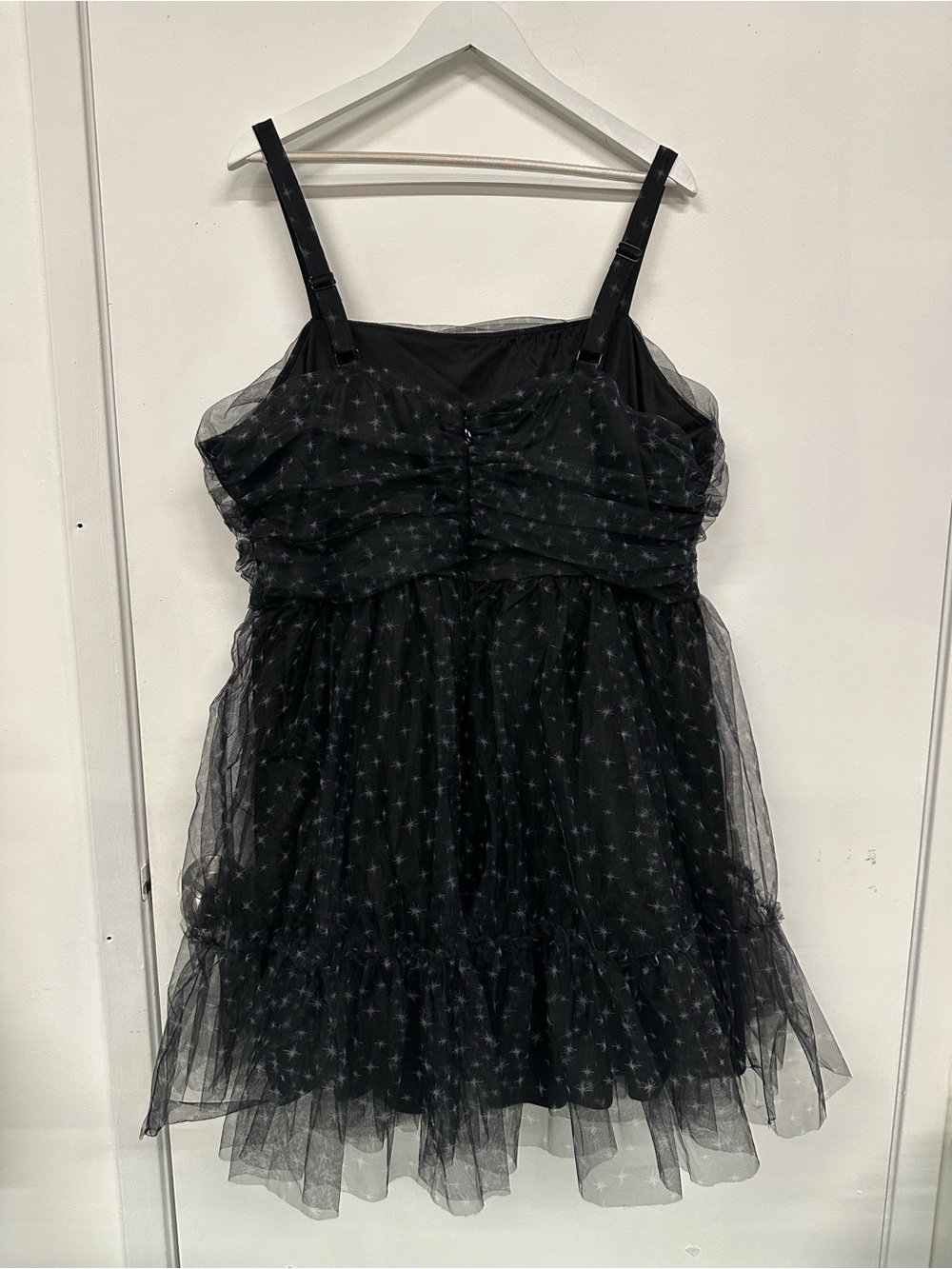 Torrid Retro Chic Ruched Tulle Mini Dress Size 22 - Picture 8 of 15